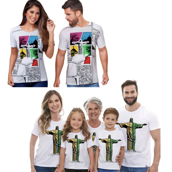 camisetas do cristo redentor