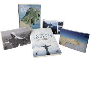 livros e cartoes postais cristo redentor